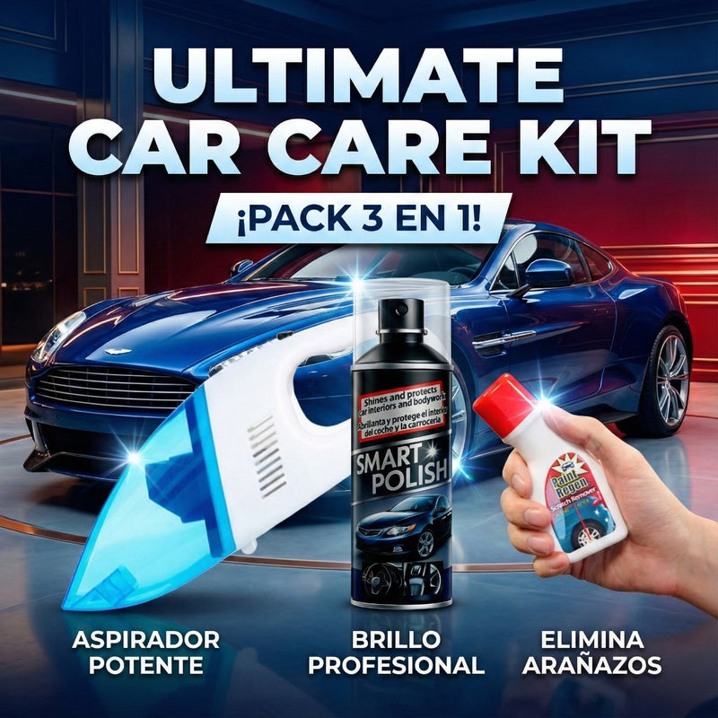 Tu coche como nuevo: El Kit Total 3 en 1