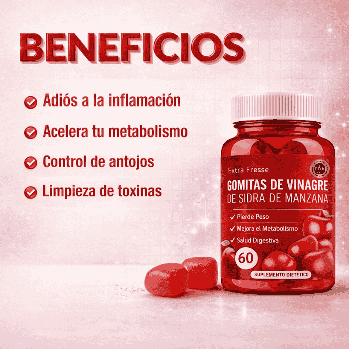 Gummies de Vinagre de Manzana - El primer paso para una vida más sana